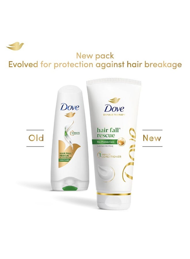 Dove Hair Fall Rescue Conditioner 335 ml|| Hair Fall Control for Smooth|| Frizz Free Hair - Deep Conditions Dry and Damaged Hair for Men & Women - Image 2